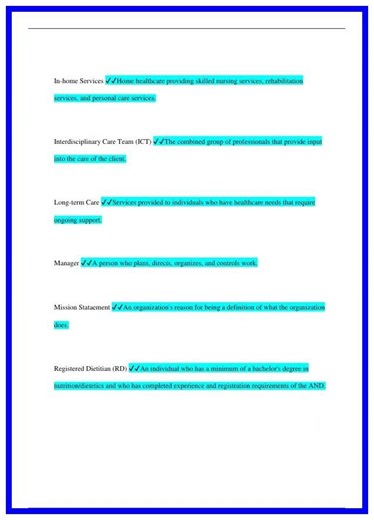 Certified Dietary Manager CDM Exam Questions and Answers Graded A2181 636x882