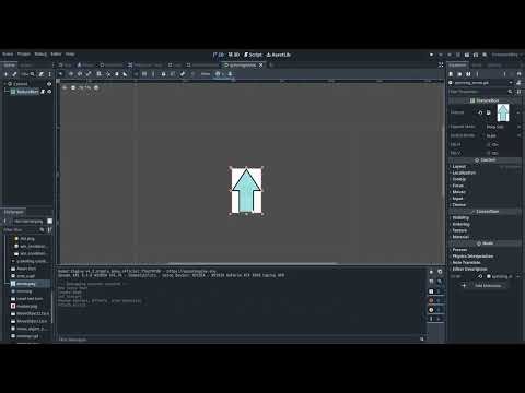 Godot Create a spinning UI object