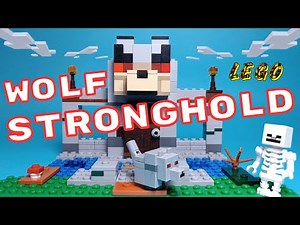 Lego Minecraft Wolf Stronghold. how to make a wolf house in minecraft