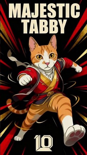 Majestic Tabby NFT – Stylish Cat Portrait Collection