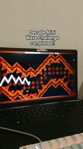 I beat the decode mini wave Challenge! #g3m #geometrydash