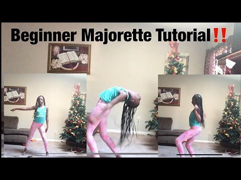 Majorette Tutorial for Beginners/Easy