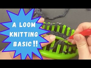 How To Do a Flat Stitch in Loom Knitting
