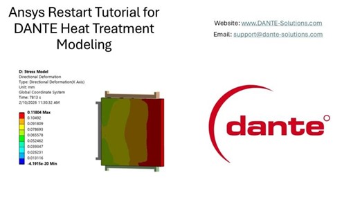 DANTE Restart Simulation in Ansys Tutorial | DANTE Solutions, Inc.