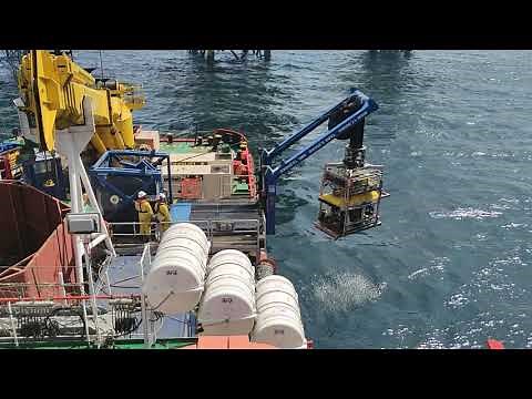 Remotely operated vehicle (ROV) operations from a DP II ship