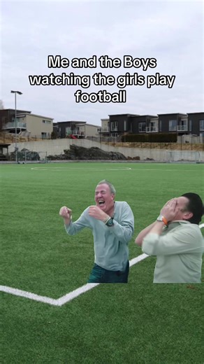 Watching Girls Play Football with Friends