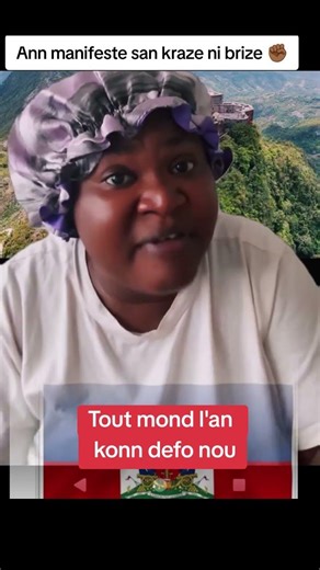 nou Kite se afriken k'ap di nou kòman pou nou manifeste 😭😭 #viral #duet #haiti #usa #boston