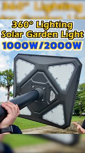 366K views · 2.6K reactions | SUNC Solar Ark Garden Light: UFO solar 360° lighting, unboxing and installation, removable sleeve, easy installation, hidden sleeve design, save shipping costs, home DIY application! #outdoorlighting #outdoorlights #light #solar #solarenergy #solarlight #nightlight #waterprooflight #solarlightwithpanel #gardenlights #sunc #suncsolar #solarlights #solarpower #solarlighting #ufolight #360light | Sincerity Industry Co.,Ltd | Facebook