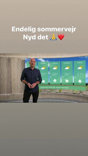 Så kom der endelig sommervejr til Danmark 🙏 | TV 2 Vejret