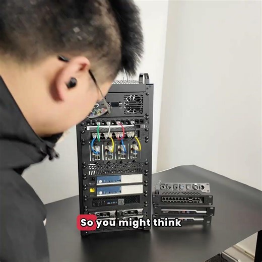 One rack not enough space? Stack another one on top! DeskPi Rackmate stack #rackmate #homelab