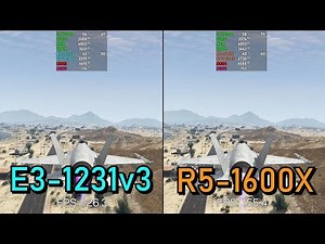 E3-1231v3 vs R5-1600X | BF 1 - AC Origins - COD WW 2 - GTA V - Crysis 3 | GTX 1080