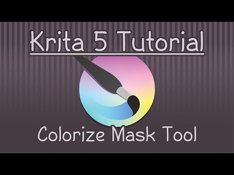 Krita 5 Tutorial: Colorize Mask Editing Tool