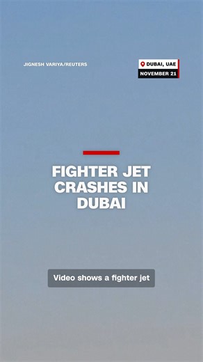 97K views · 726 reactions | A fighter jet crashed at The Dubai Airshow, one of the world's biggest aviation and defense exhibitions, killing a pilot. | CNN | Facebook