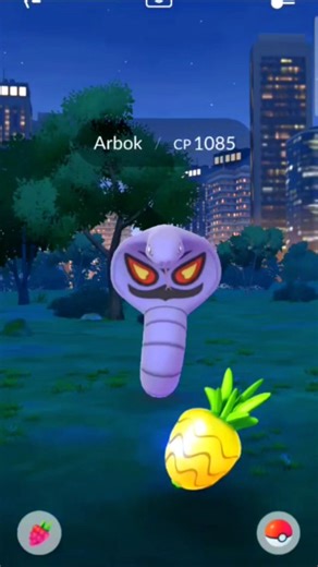 ​"Caught a Wild Arbok with an Excellent Throw! 🐍✨ | Pokémon GO #shorts #pokemongo"