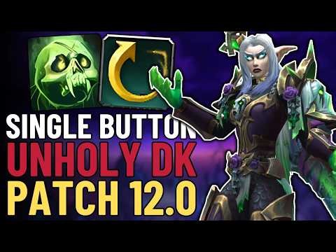 One Button Unholy Death Knight Guide | SBA DPS Build for WoW Midnight