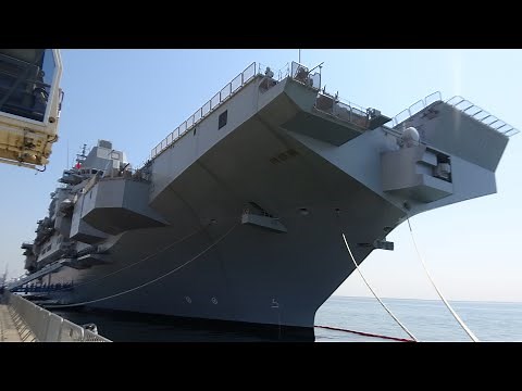 The LHD Trieste – Amphibious Helicopter Carrier of the Italian Navy (Marina Militare) in Portugal
