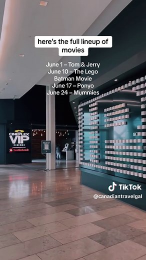 Here’s a deal for Canadians this summer 🇨🇦🎬 you can watch select movies for only $2.99 every Saturday at Cineplex movie theatres across the country! Head to Cineplex’s website for listings and ticket info #cineplex #cineplexcanada #movietheatre #movies #canada #onlyincanada #canadalife #canada🇨🇦