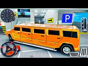 Multi Level Car Parking Luxury Hummer - Limousine Driving in City Simulator - Android GamePlay #2