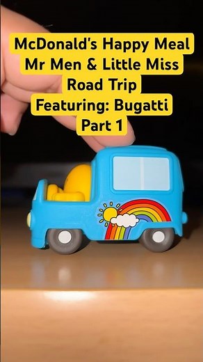 McDonald's Happy Meal Mr Men and Little Miss Road Trip Featuring: Bugatti Part 1