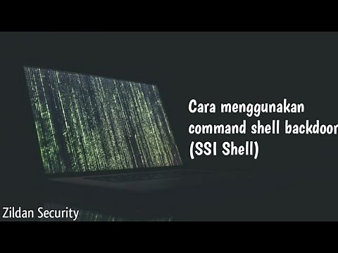 Cara menggunakan command shell backdoor (SSI Shell)