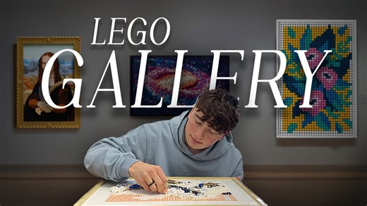 I Built A LEGO Art Gallery