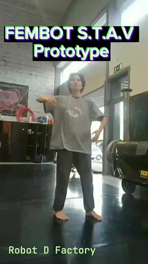 Fembot S.T.A.V Prototype Test: Dancing with Stav Pinto