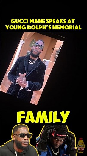 Gucci Mane Pays TRIBUTE to Young Dolph at Memorial