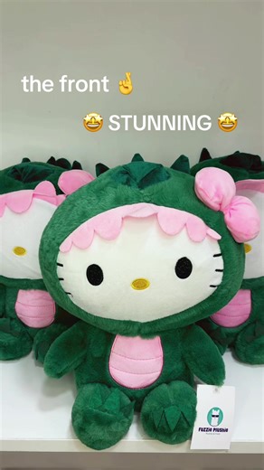 Hello Kitty Dinosaur Plushie - Order Now!