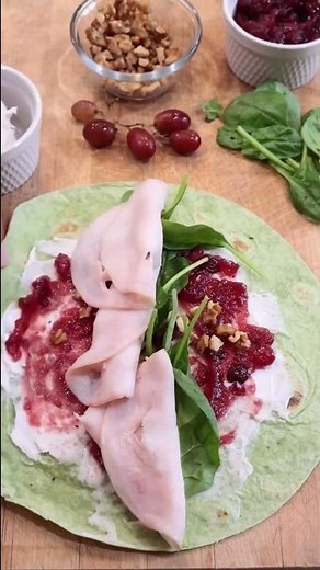 Thanksgiving Leftovers idea : Turkey Cranberry Pinwheels