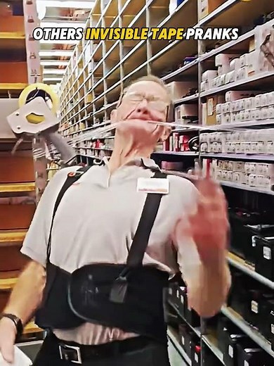 OTHERS INVISIBLE TAPE PRANKS #good #respect
