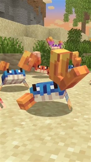 CRAB DANCE #minecraft #shortsfeed