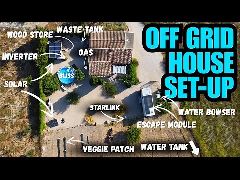 OFF GRID HOUSE SYSTEMS: How We Power, Heat & Manage Water Without the Grid