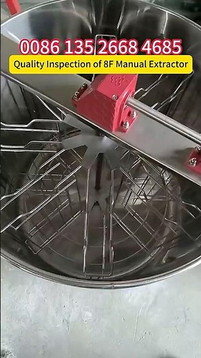 How to Use the 8F Manual Honey Extractor