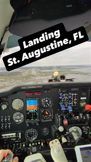 Kristoffer aka Baron Pilot on Instagram: "Pilot POV landing St Augustine, Florida in a Baron B55. . . . #instagramaviation #aviation #airplane #baronpilot #aviationlovers #aviationphotography #planespotting #instaplane #airport #pilot #aircraft #avgeek #pilotlife #flying #aviation4u #planelovers #megaplane #airplanes #plane #beechlife #aspenavionics #flywithaopa #beechcraft #bonanza #aviatrix #whyifly #boseaviation @boseaviation @teamforeflight #aopapilotpassport #avidyne"