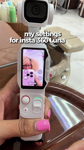 Here are the settings I use on my Insta360 Luna Pro 🎥✨ Sharing them because I know one of the first questions we all have with a new camera is, “Okay…but what settings are you using?” 😩 These are the settings that are working for my content and the way I like my footage to look, so use them as a starting point and adjust for your lighting and filming style. Save this for the next time you pull out your Luna Pro. 💕 #Insta360LunaPro #CameraSettings #CreatorTech #VloggingCamera #ContentCreator @