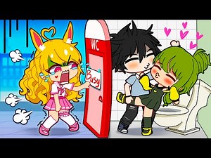 Senpai Needs To Pee! | Funny Bathroom Situations | Gacha Life | Clap! Snap!