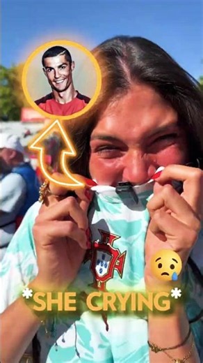 Cristiano Ronaldo Makes Celine Dept cry 🥹 #cristianoronaldo #ronaldo #worldcup
