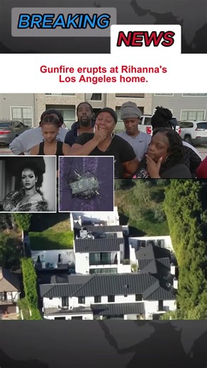 Breaking news. Gunfire erupts at Rihanna's Los Angeles home. #breaking #usa #news #breakingnews #rihanna