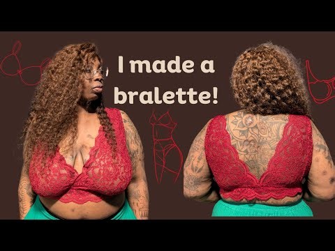 I made a bralette! | Sewing Lingerie