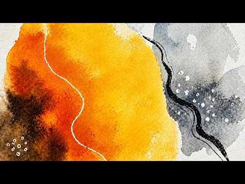 Watch Colors Flow & Balance – Relaxing Watercolor Painting