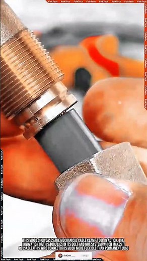 Mechanical Cable Clamp Tools: Reusable Wire Connector #tool #tools #innovation