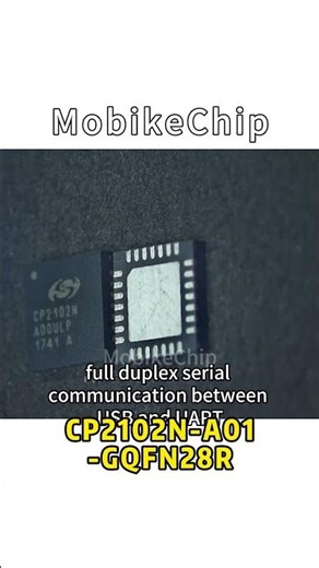 CP2102N-A01-GQFN28R ,#USB-to-UART ,#SiliconLabs ,#mobikechip