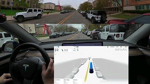 特斯拉FSD V12.3.5小镇dirty tesla首测