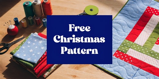 Easy Free Pattern for Christmas Table Runner