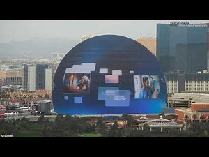 LIVE: Las Vegas Sphere Stream | Real-Time View of MSG Sphere | Formula 1 Las Vegas GP Week