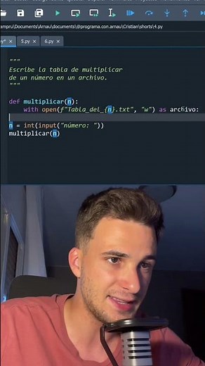 Escribe la Tabla de Multiplicar en un Archivo en Python 📄✖️🐍