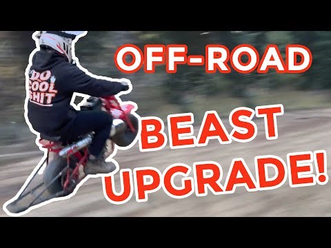 Can the GMB100 Mini Bike Handle Off-Road Upgrades?