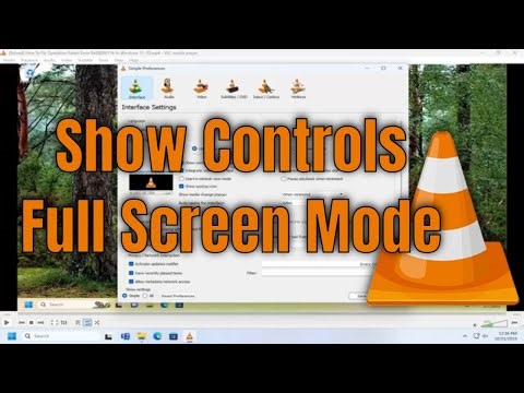 How To Show Controls In Full Screen Mode on VLC Media Player [Guide]