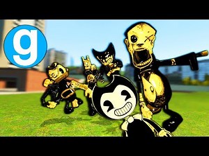 Brand New Bendy and The Ink Machine Chasing NPCS! Gmod Sandbox (Garry's Mod)