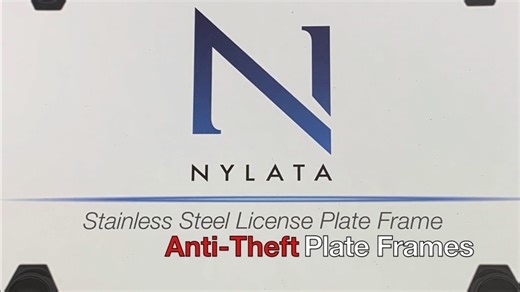NYLATA Stainless Steel License Plate Frames:  A Review